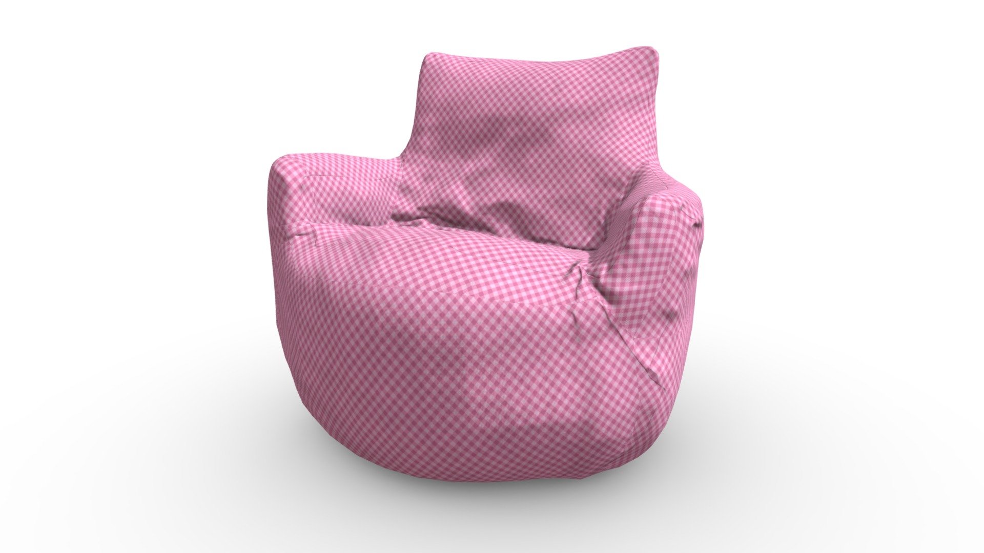 Arm Chair Bean Bag 3d model