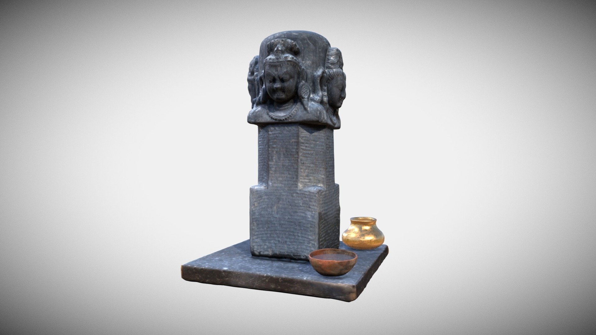 Shiva Lingam 3d model