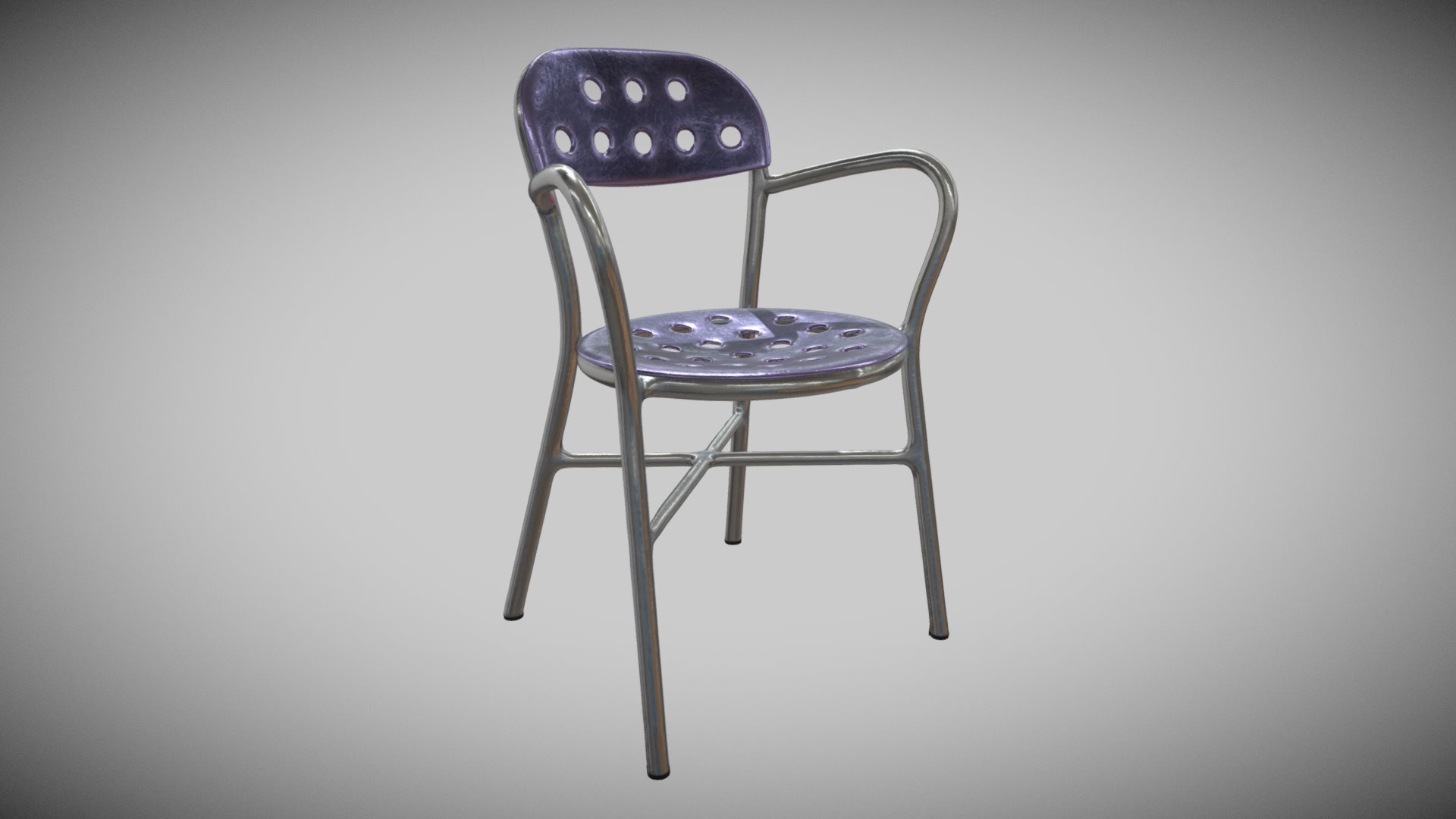 Chair Metal 3d model