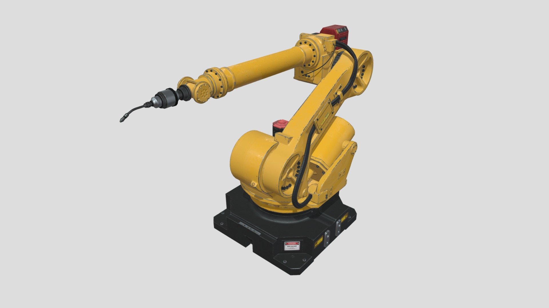 Industrial robot 3d model