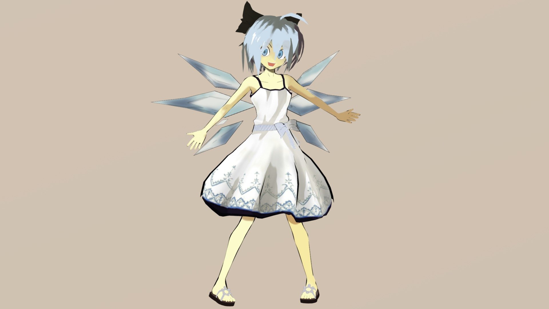 Cirno 3d model