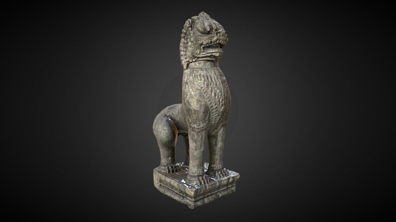 Temple Guardian 3d model