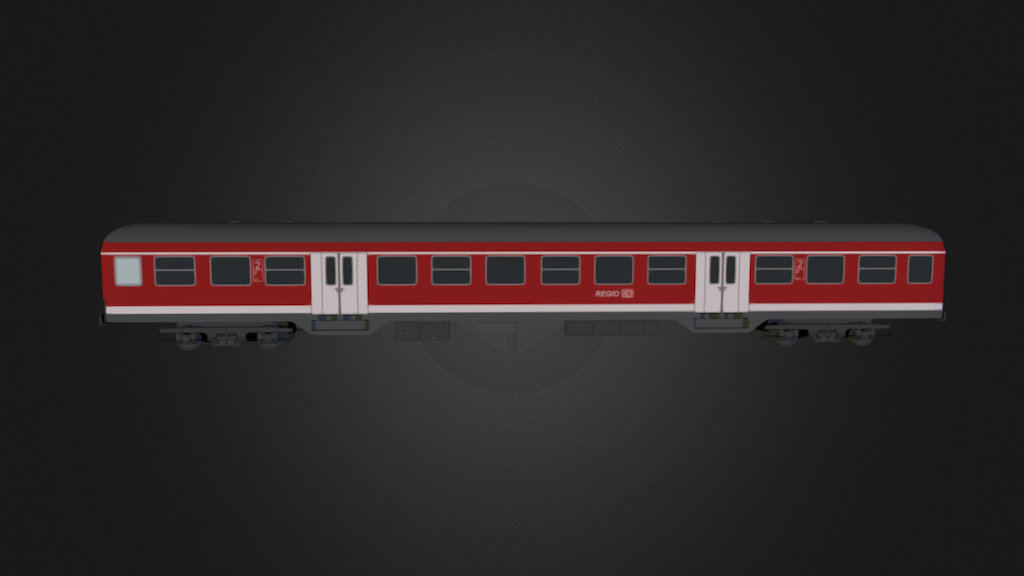 DB Regio n-Wagen "Silberling" 3d model