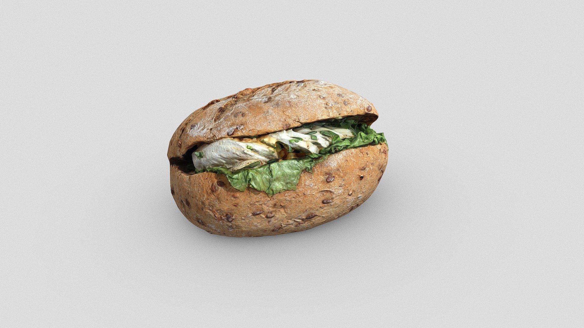 Egg Sandwich 3d model