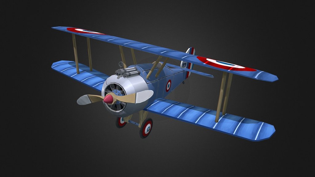 WW1 Plane 3d model