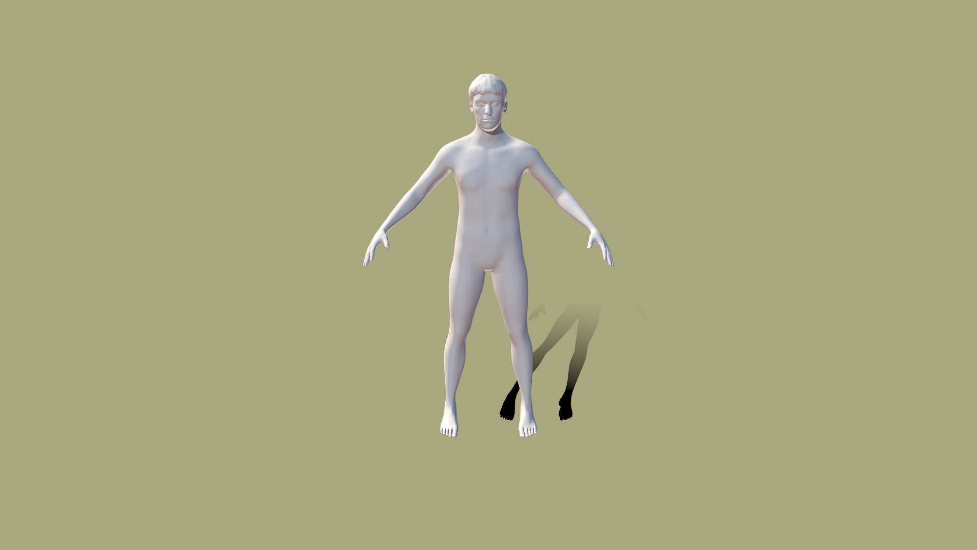 Male Model Design 3d model