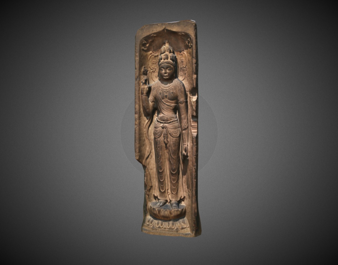 Bodhisattva B Low Poly 3d model