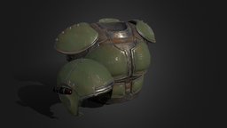 Classic Fallout combat armor (UPLOAD TEST)