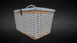 wicker picnic basket