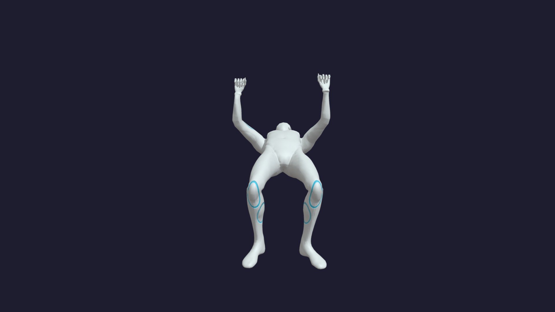 Bench press 3d model