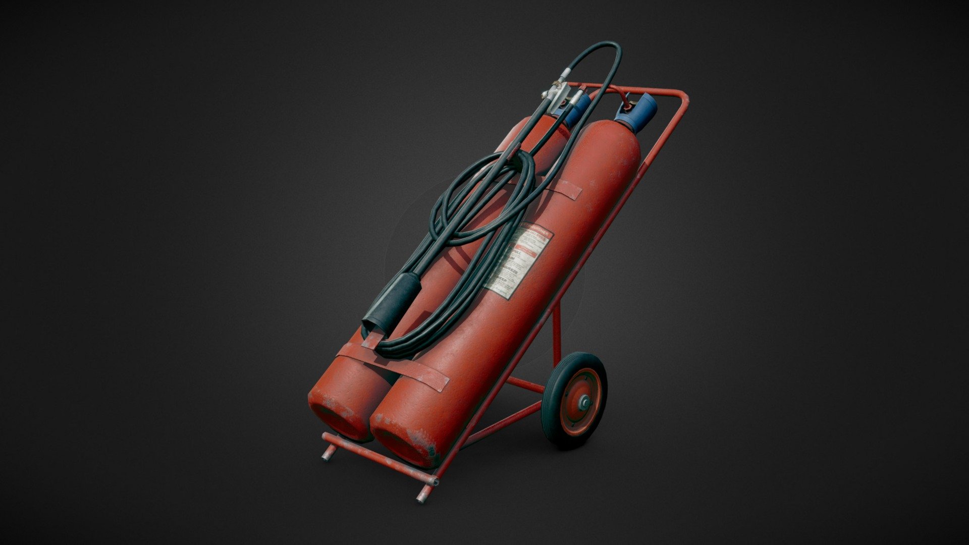 Fire Extinguisher 3d model