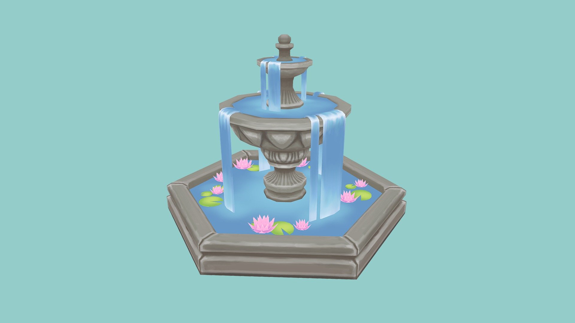 Fountain 3d model