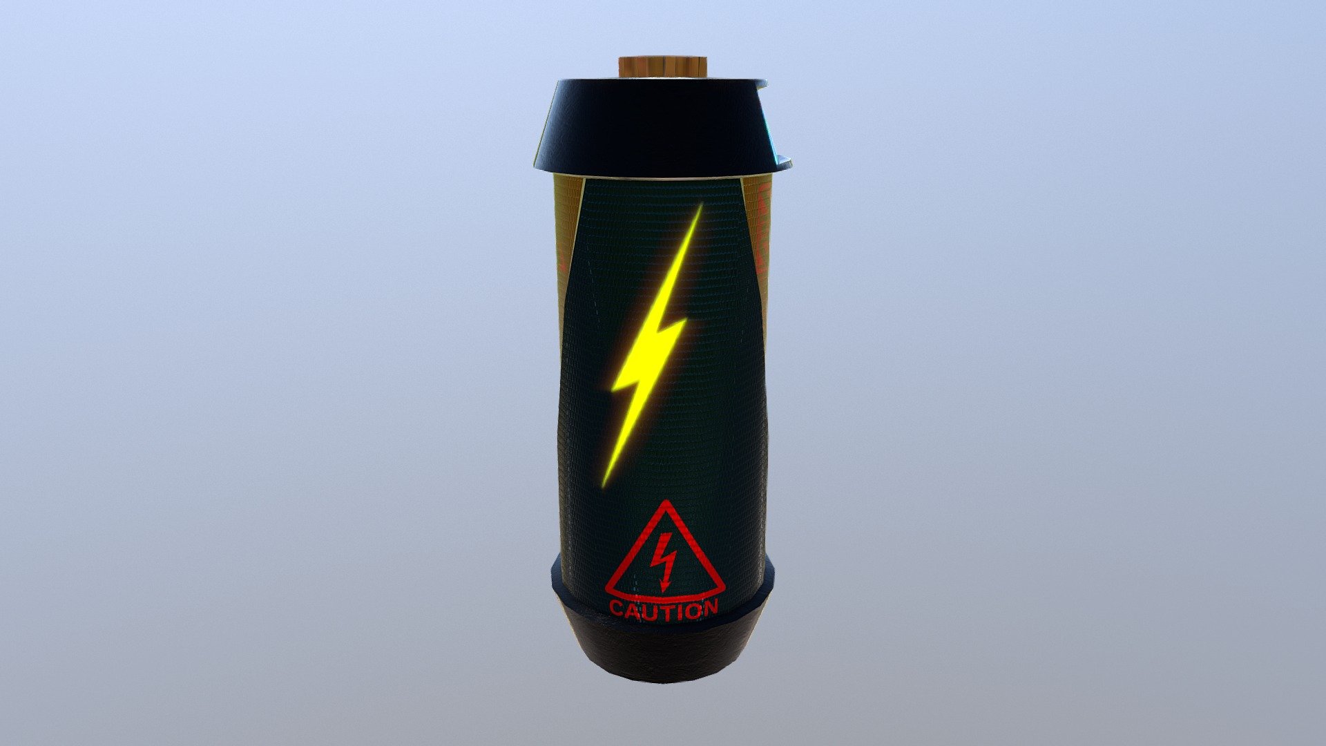 Micro Fission Battery 3d model