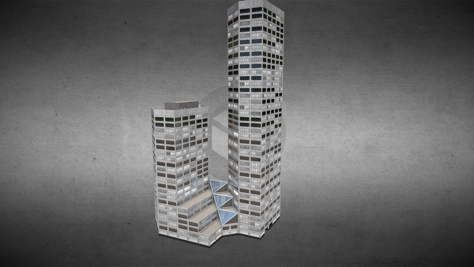 US Bank Plaza 3d model