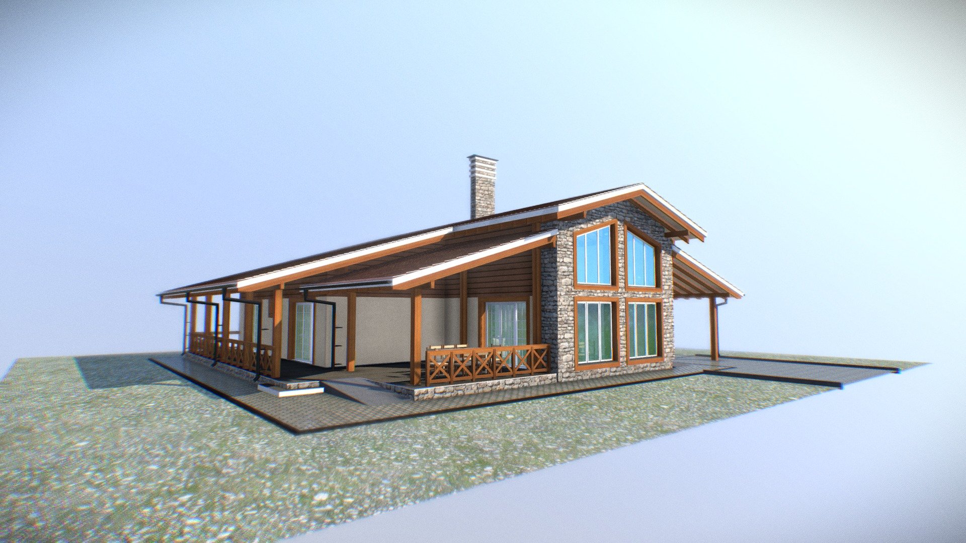 Chalet PR06 21 3d model