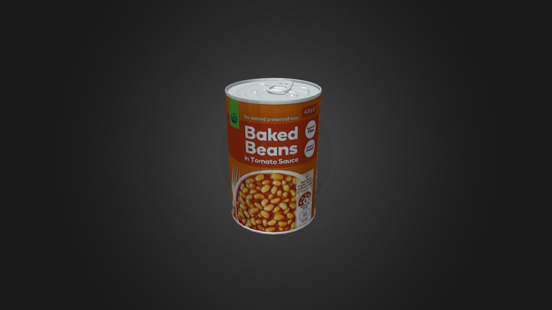 Beans 3d model