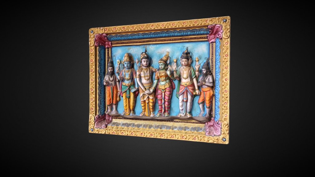 Hindu Frame 3d model