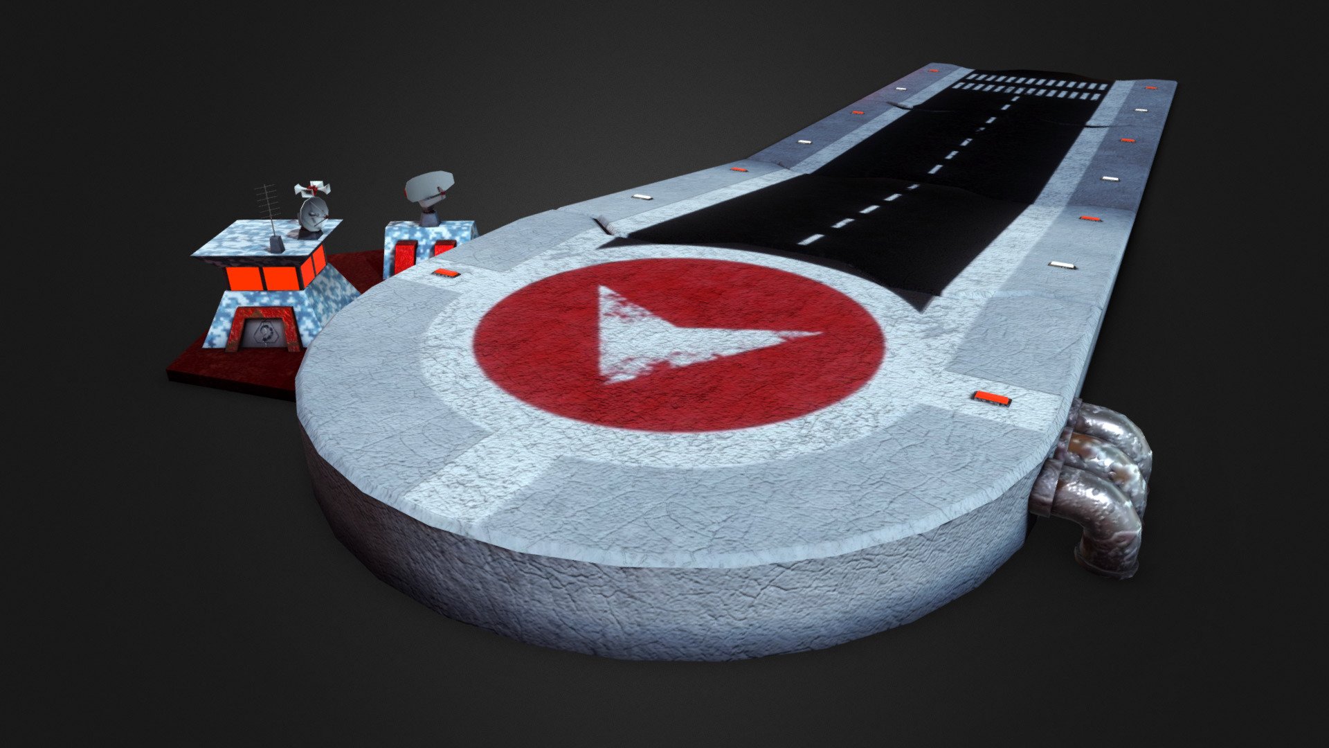 Nod Airstrip 3d model