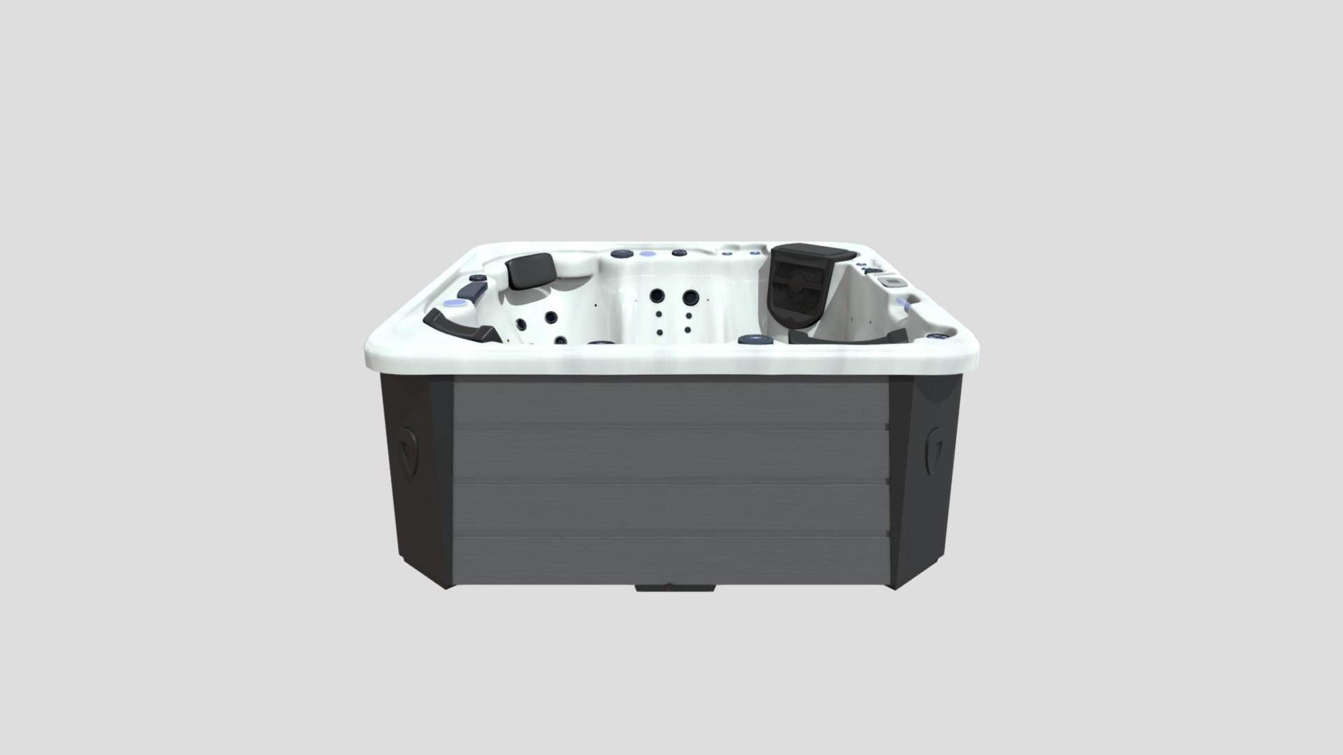 Monaco 1 Lounger 3d model