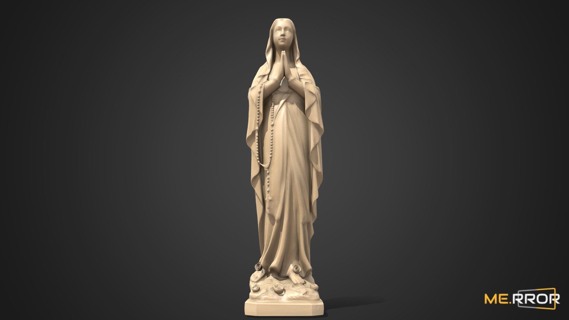 [Game-Ready] Saint Maria Statue 3d model