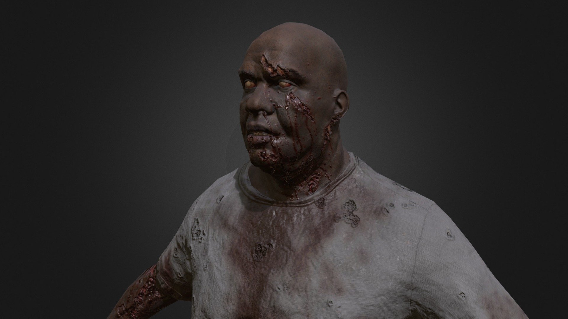 Zombie Man AC B 3d model