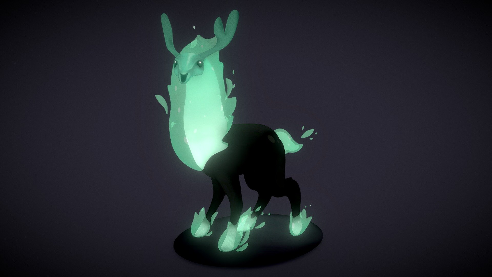 Spectral Deer 3d model