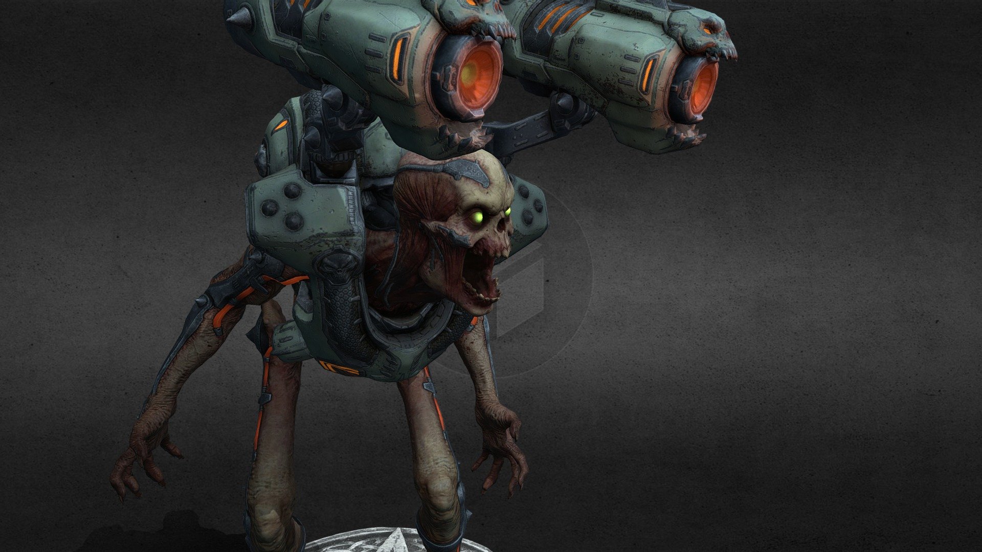 Revenant from Doom 3d model