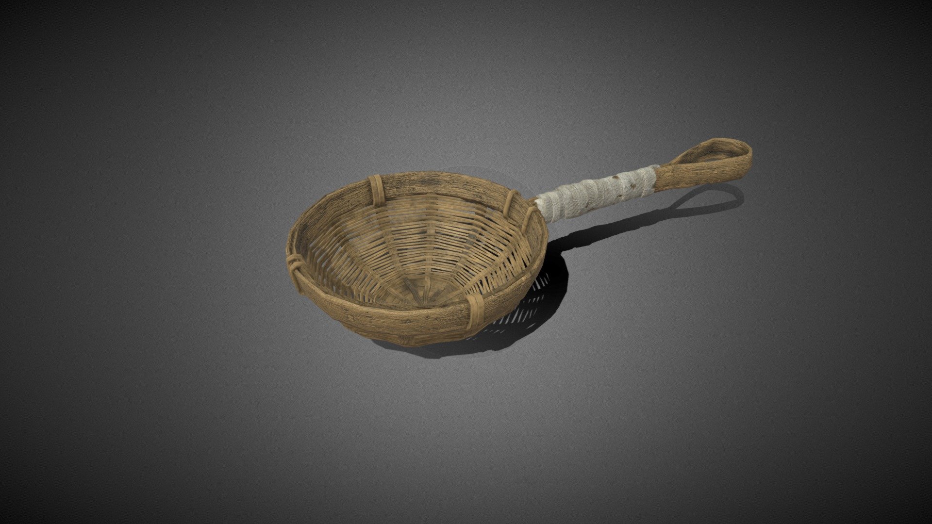 Bamboo Spoon 3d model