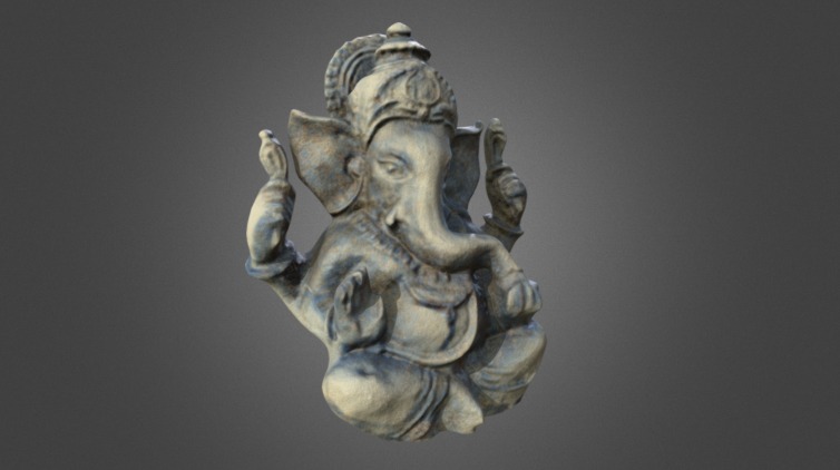 Classic Ganesh DDO Painted 3d model