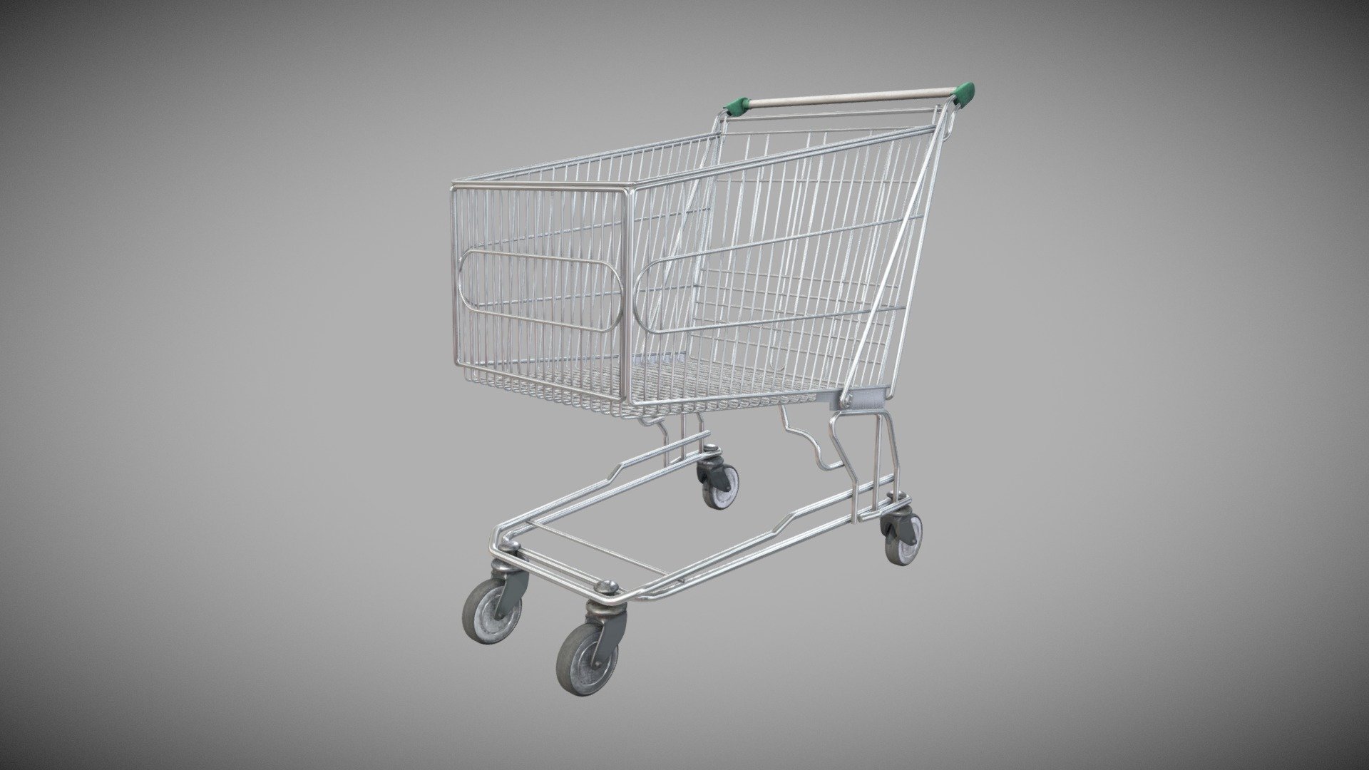 Cart Basket 3d model