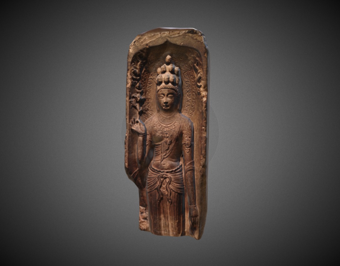 Bodhisattva A Low Poly 3d model