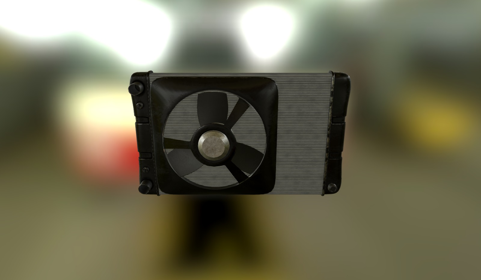 Car radiators 3d model