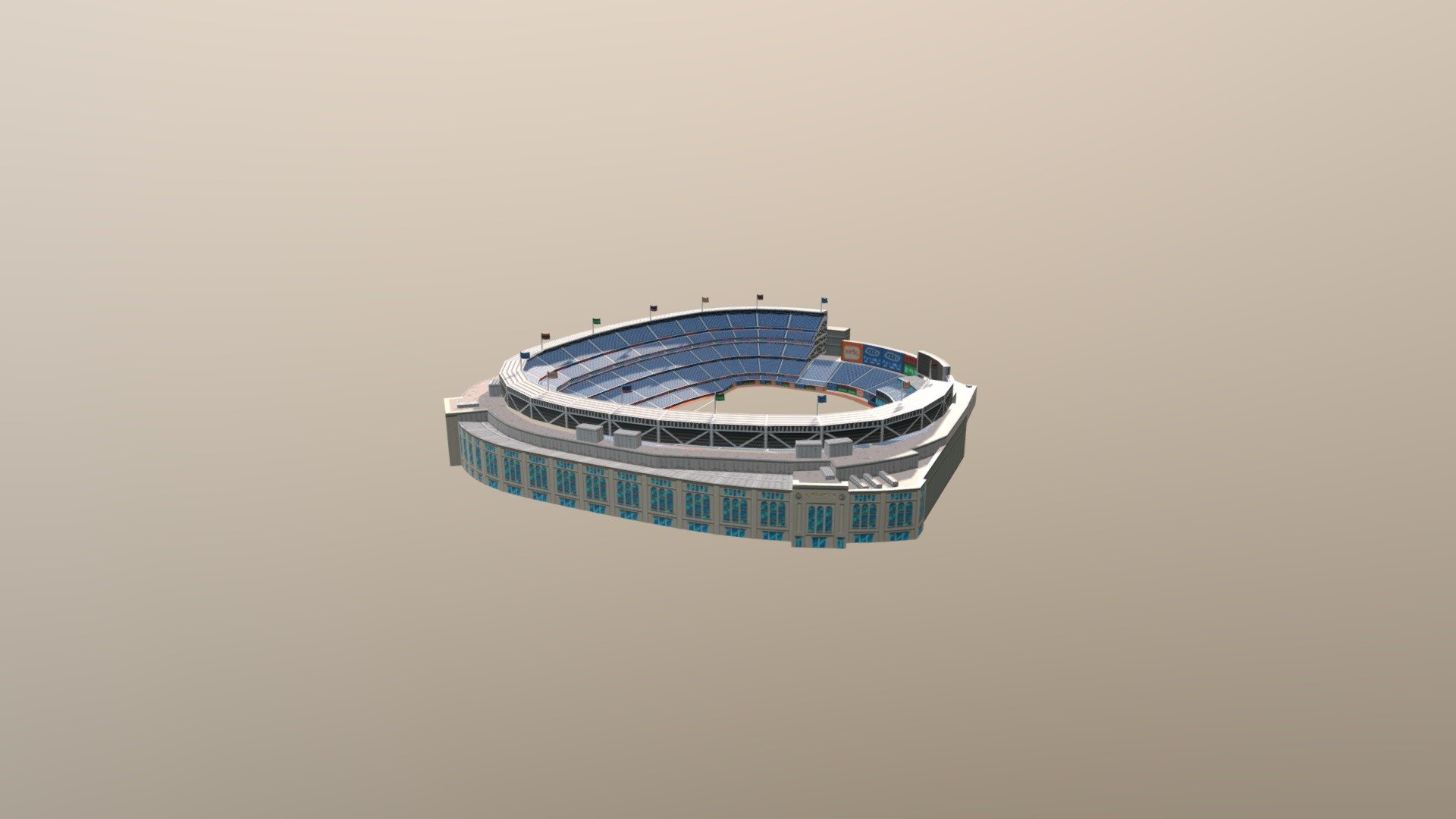 Yankee Stadium 3d model