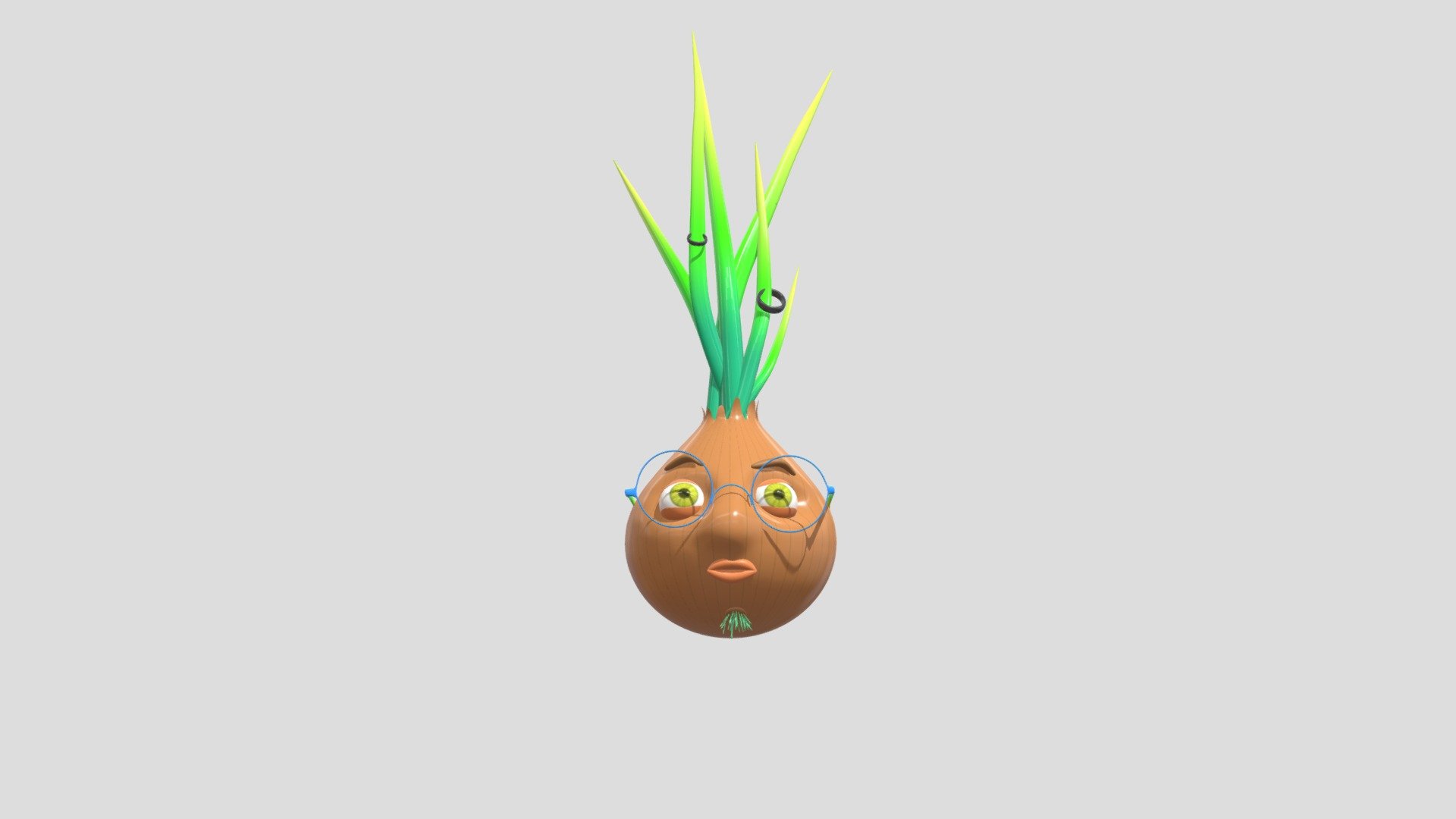 Onion Blend 3d model