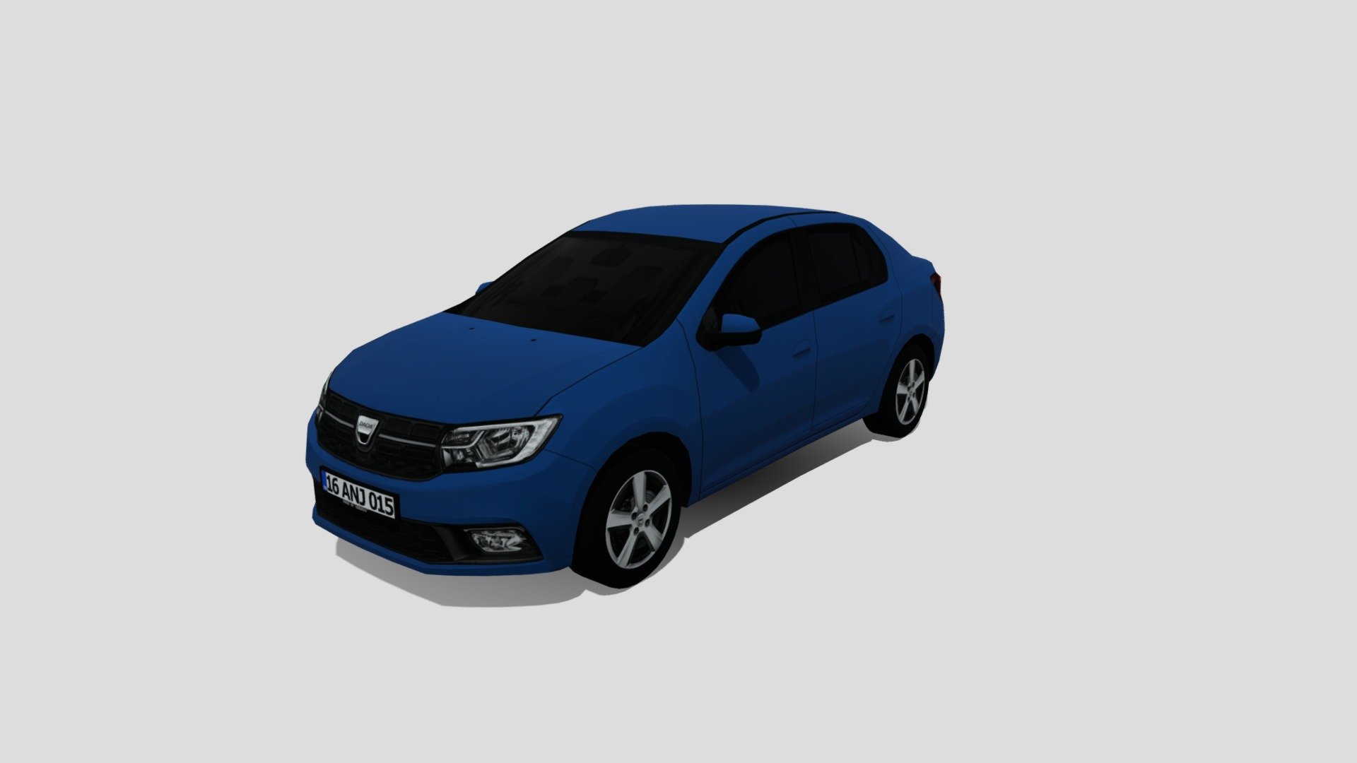 2017 Dacia Logan 3d model