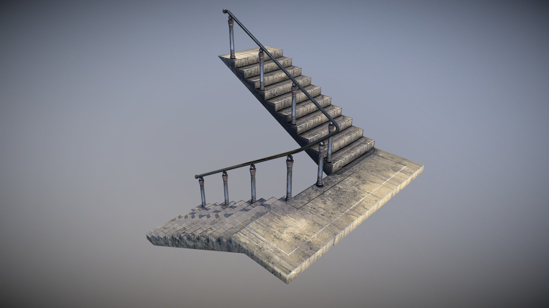 Stairs 4 3d model