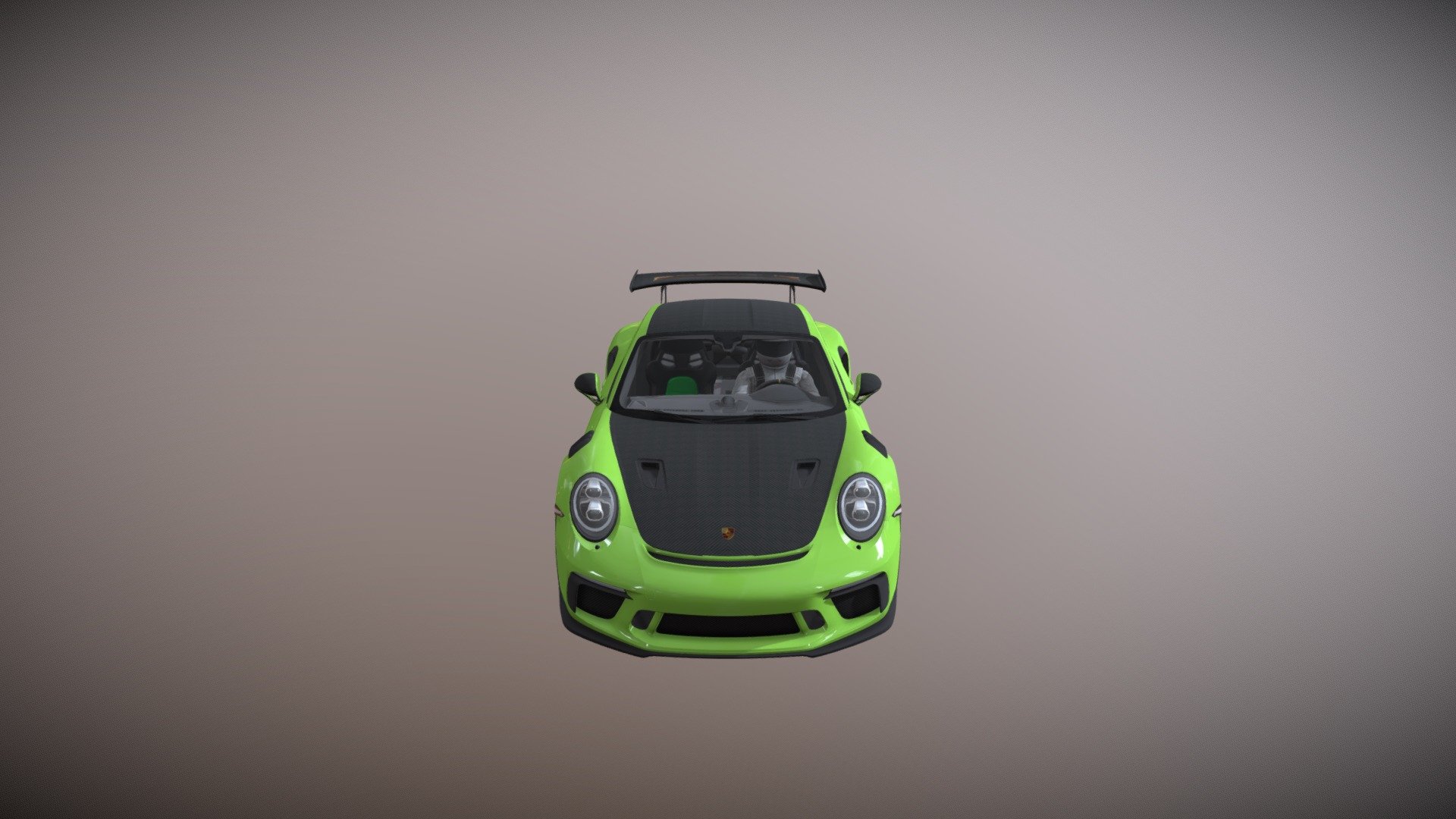 Porsche 911 (991-2) GT3 R.S. Weissach Pack 3d model