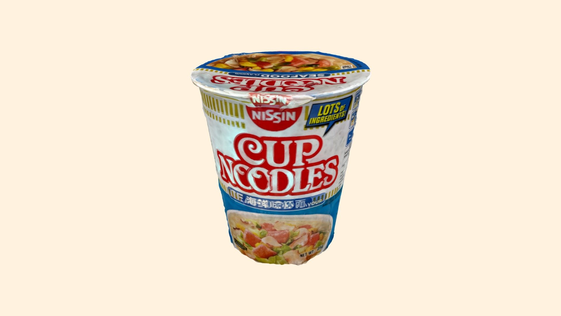 Nissin Cup Noodles 3d model