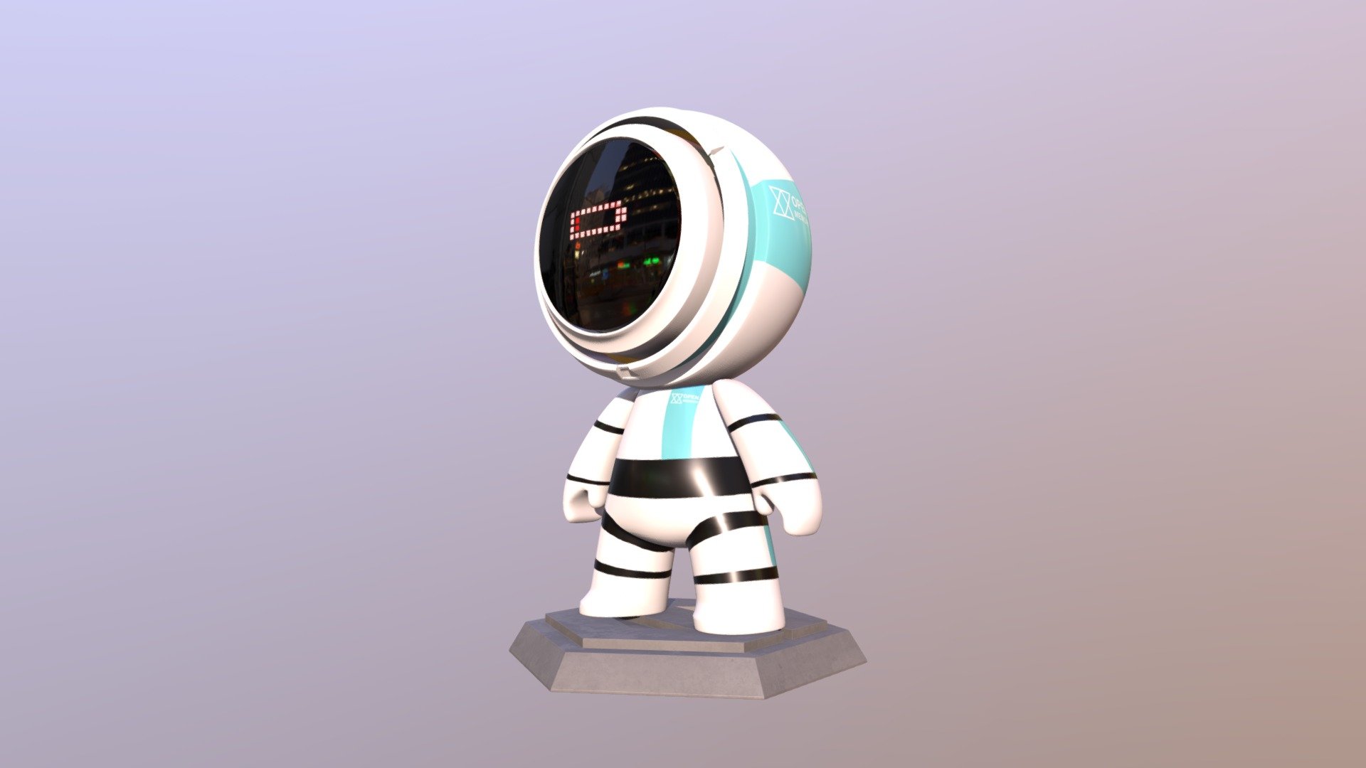 Meet Mat Bot 3d model