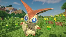 Minecraft Victini Build Schematic