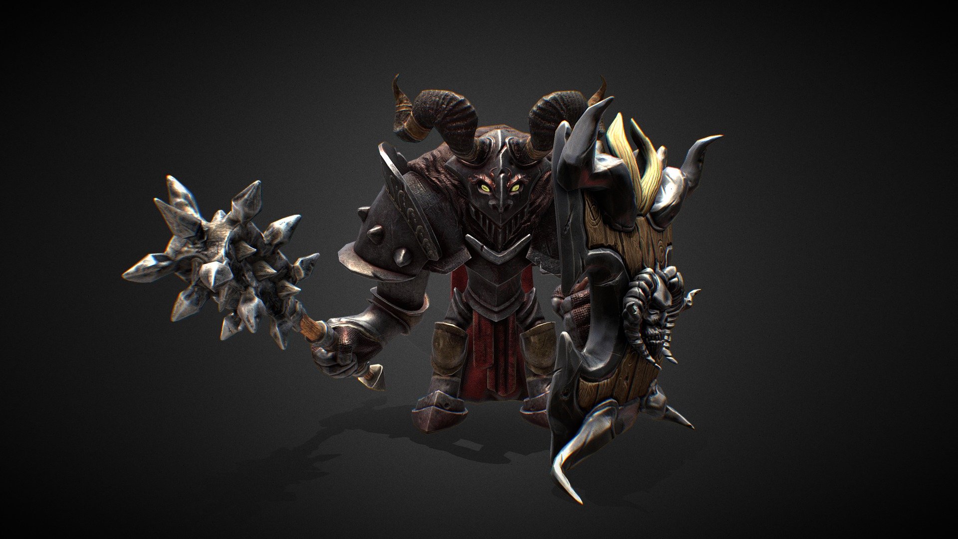 Beast Warlord 3d model