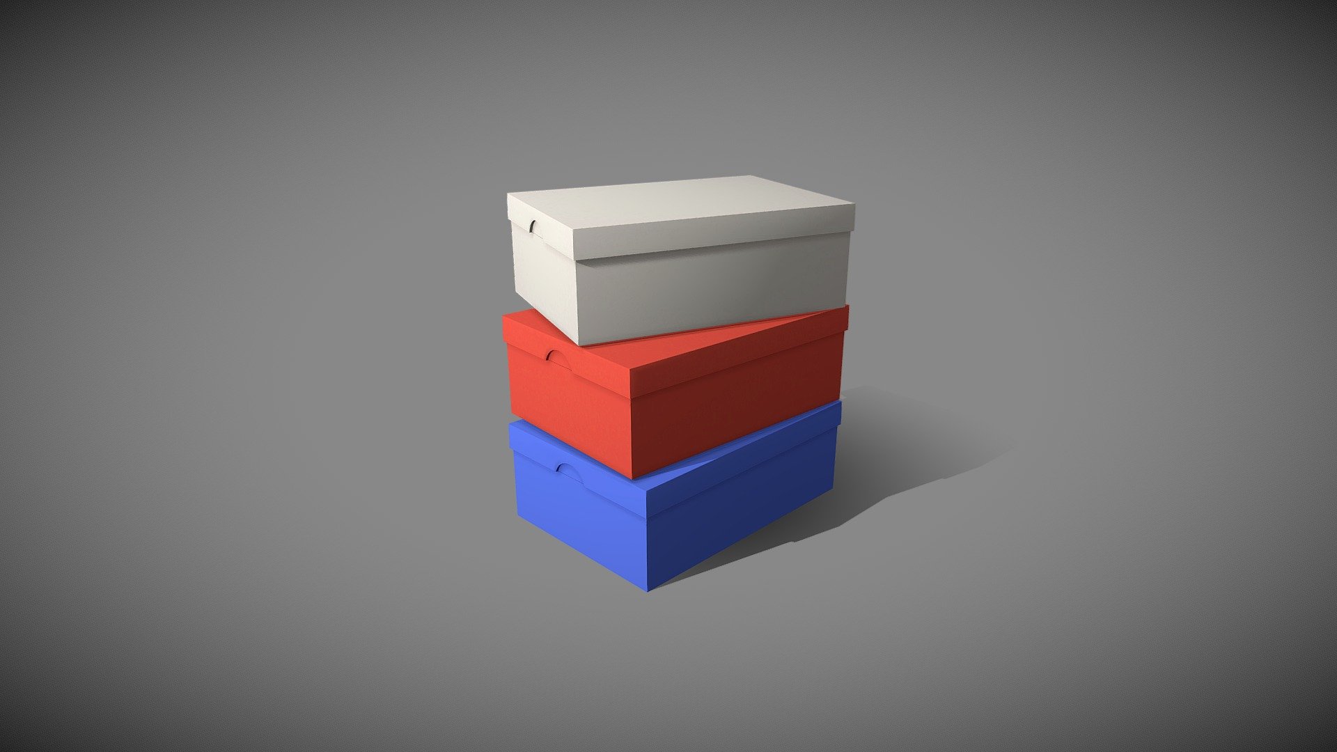 Shoe Boxes Generic 3d model