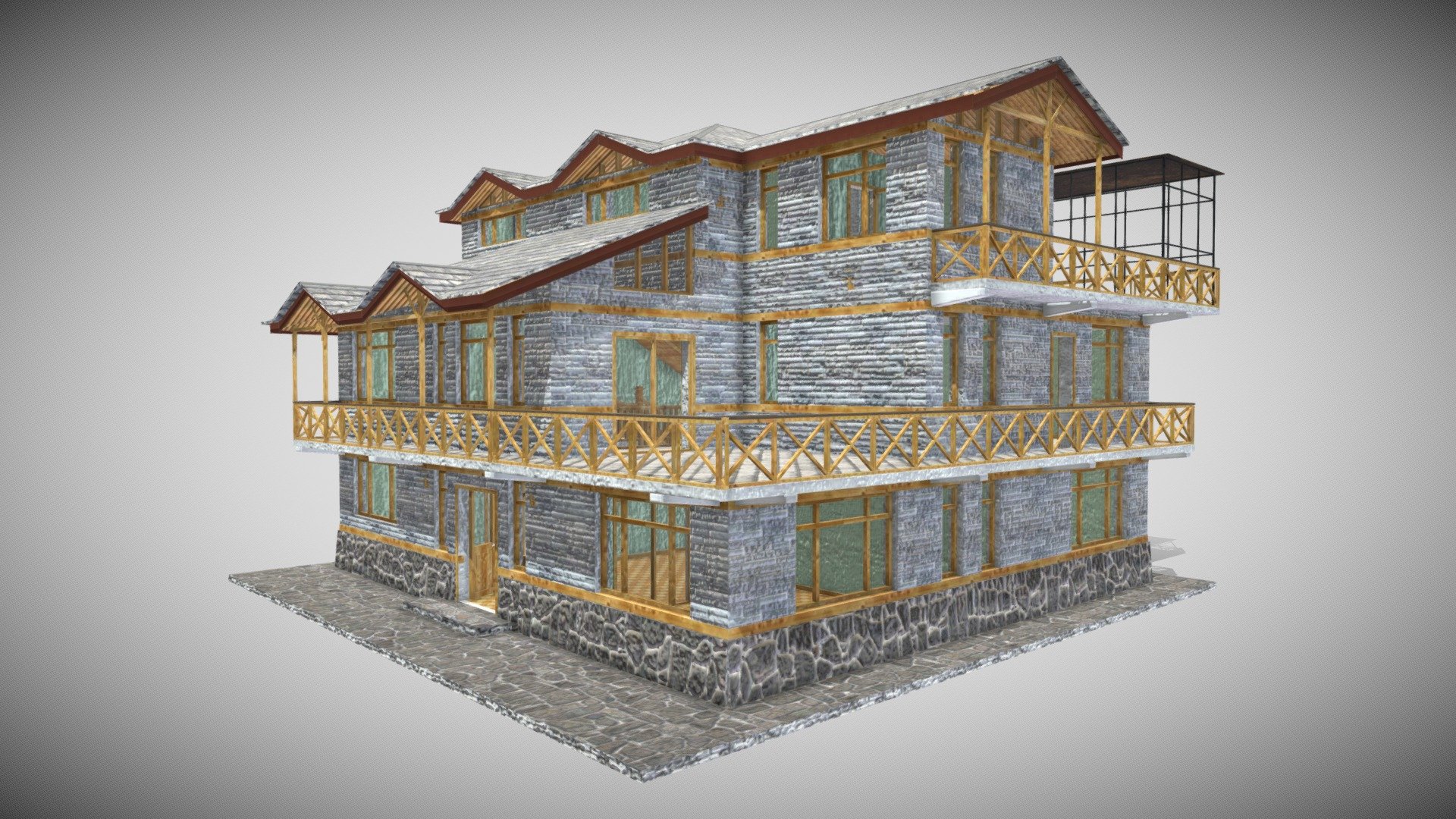 Local Residence Classic 3d model