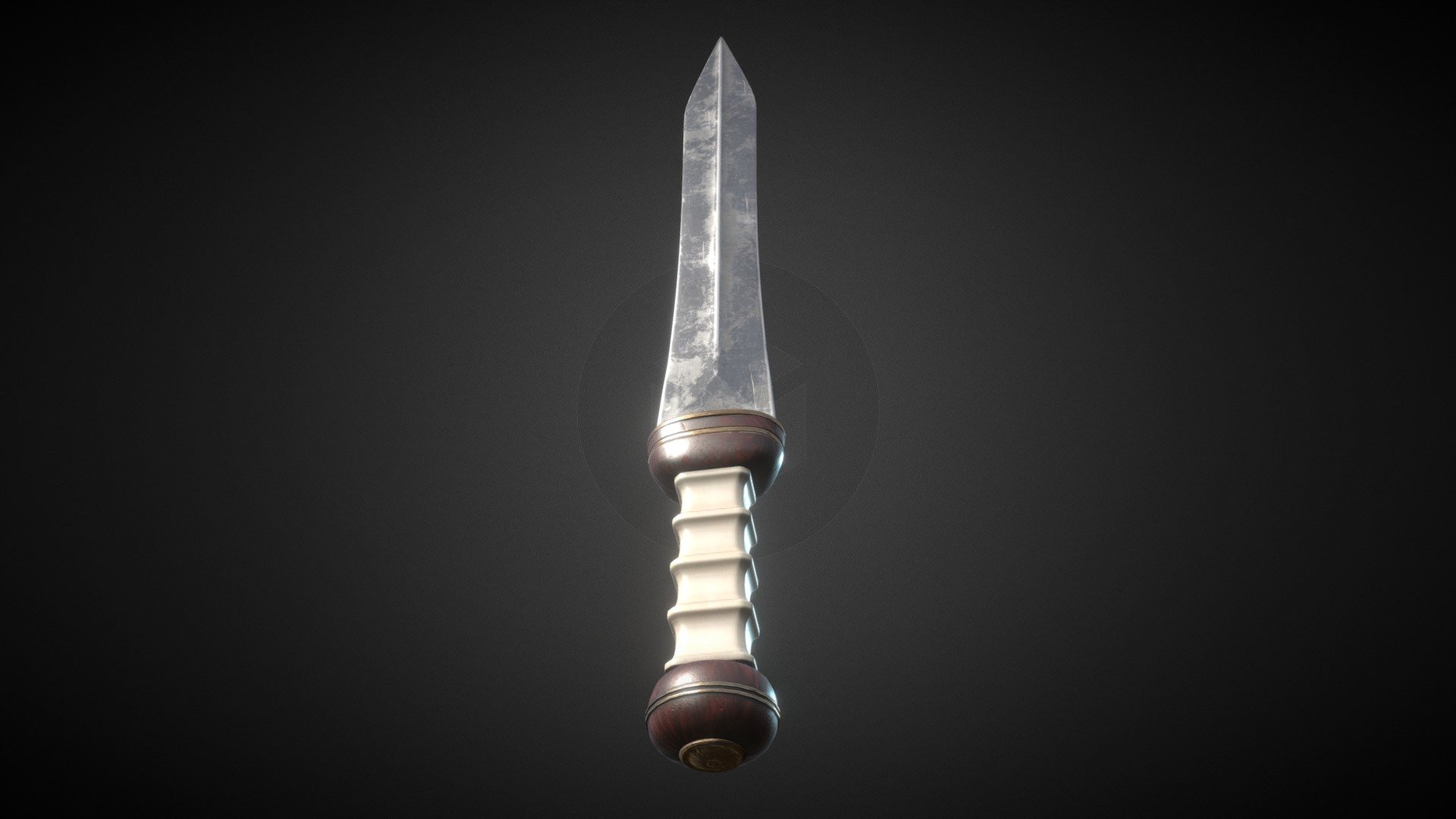 Gladio romano 3d model