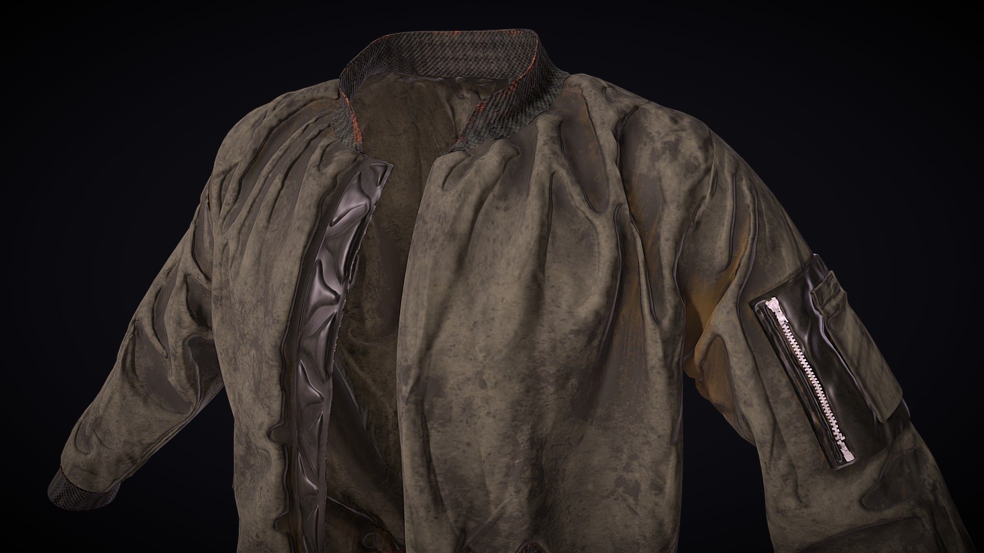 Flight Jacket 3d model