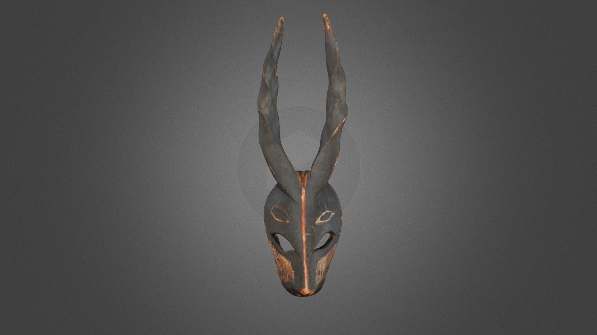 Karikpo Mask (antelope) 3d model