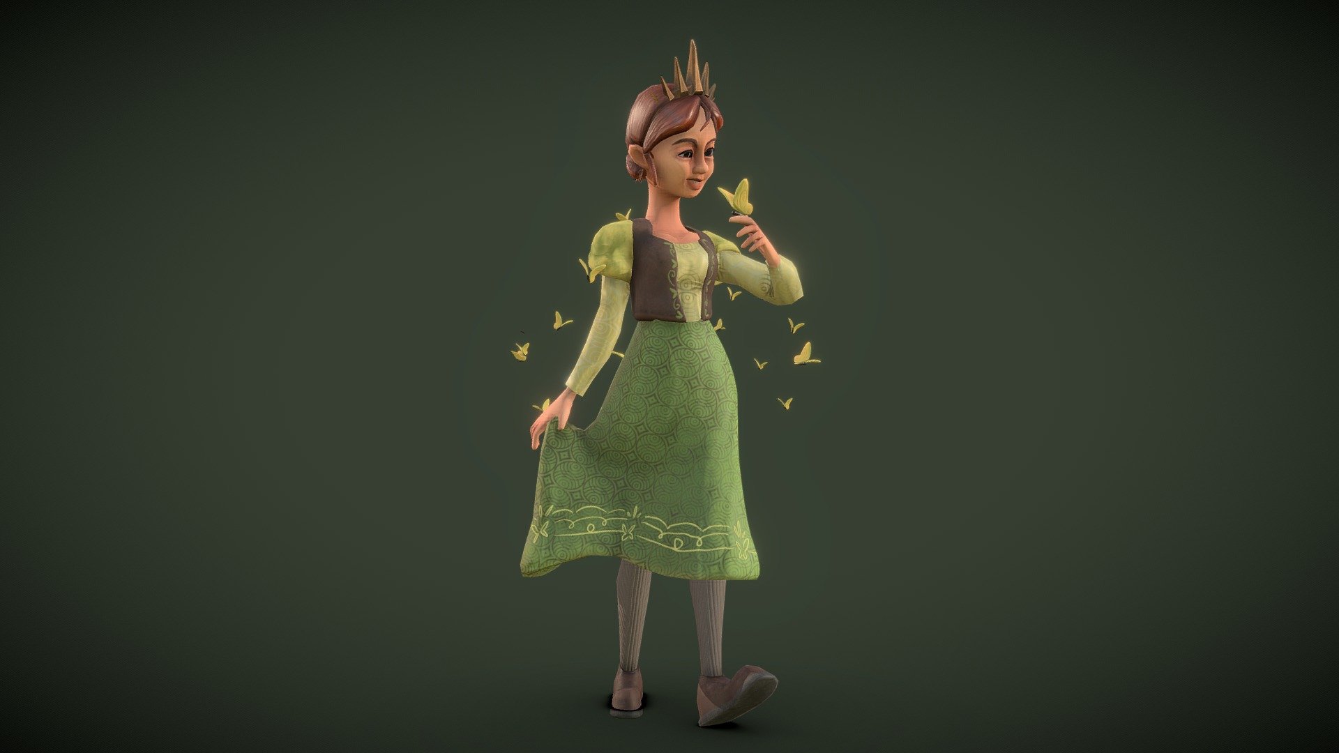 Princess 3d model