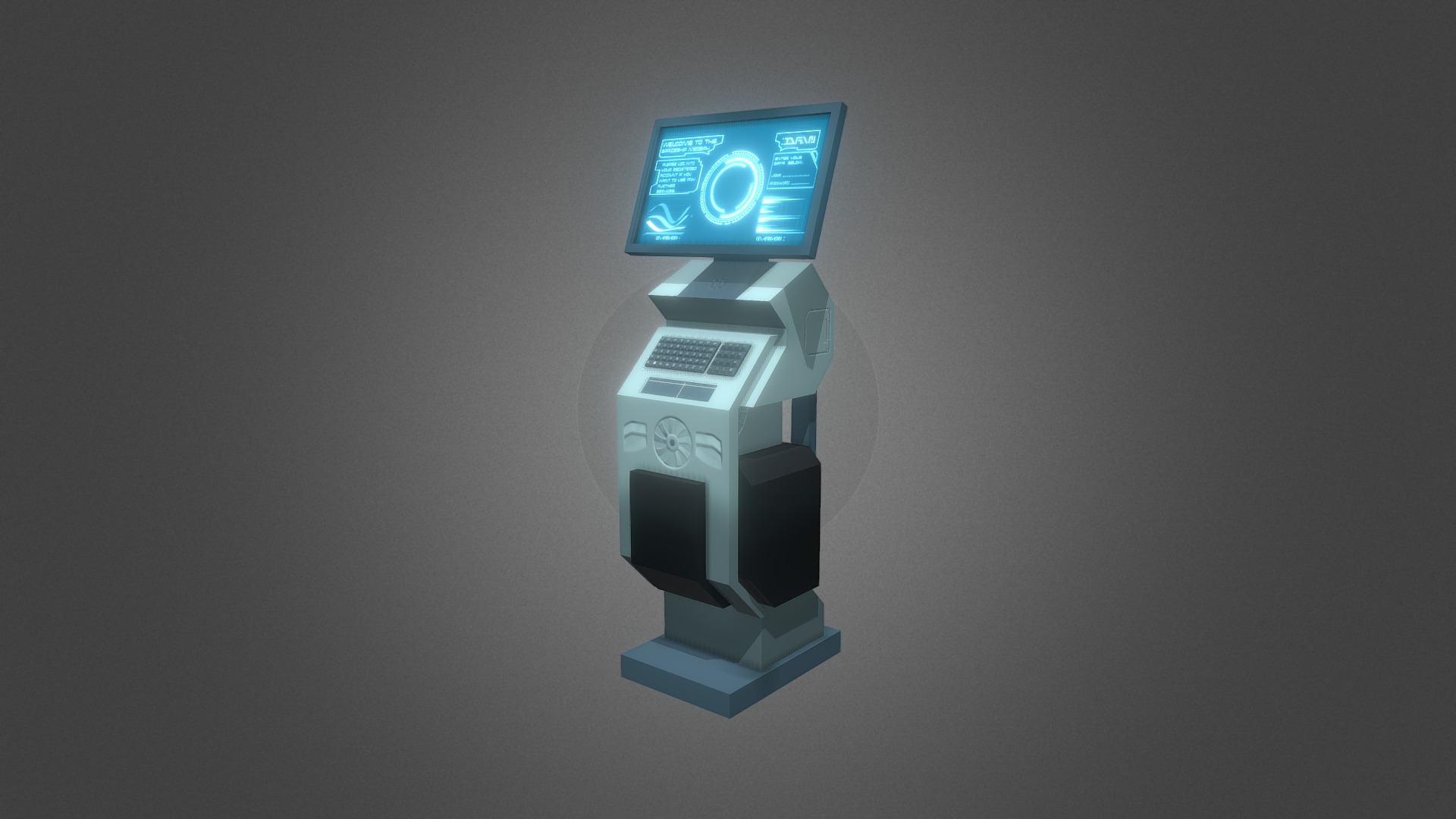 PC Model 3d model