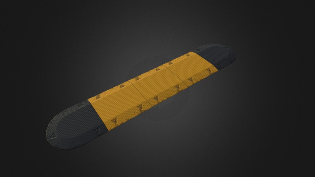 Kerb Bump 001 3d model