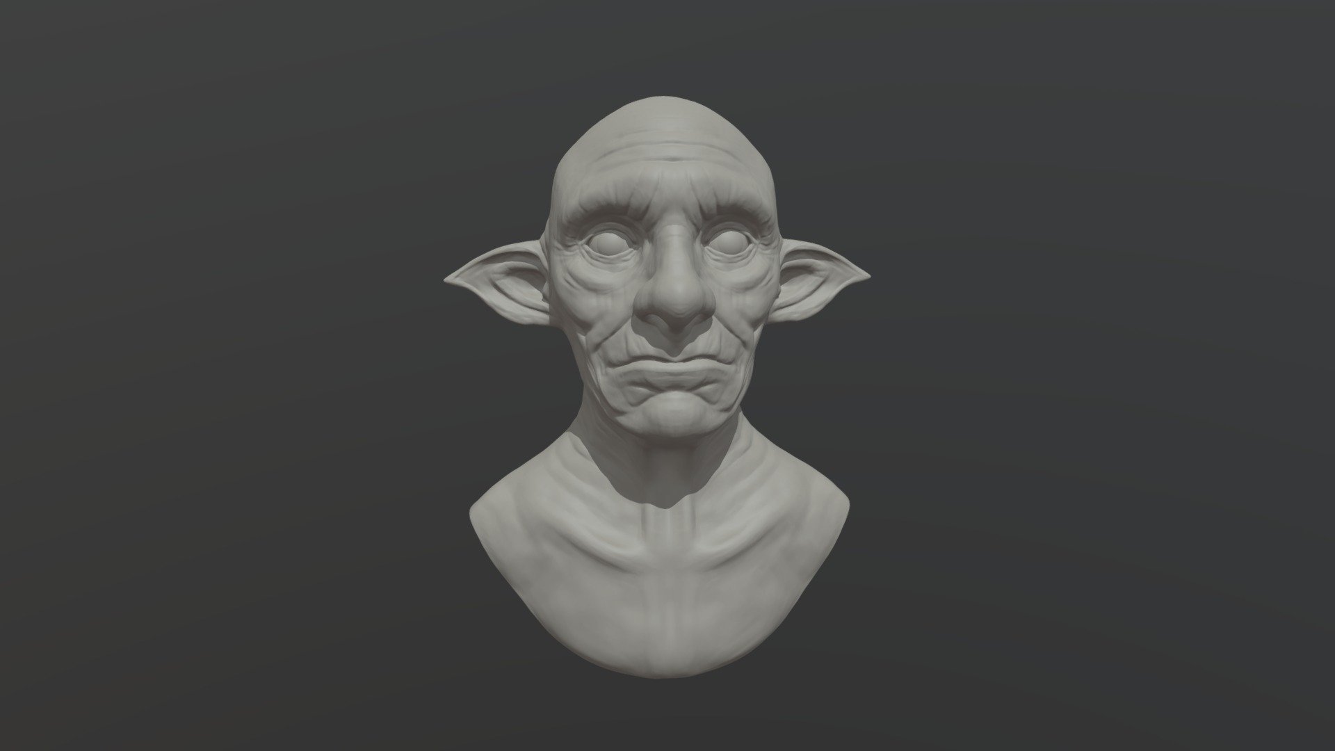 Goblin Head 3d model